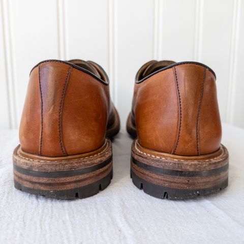 Tricker's Robert Plain Derby Shoe in Horween Natural Dublin