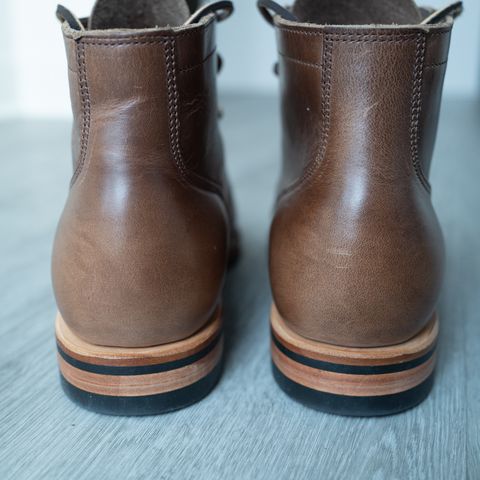Viberg Service Boot PCT in Horween Natural Chromexcel
