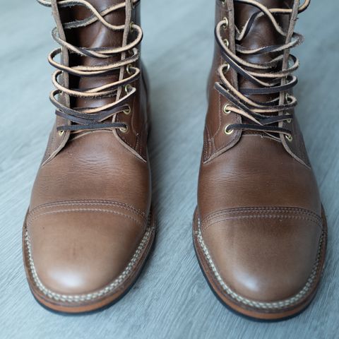 Viberg Service Boot PCT in Horween Natural Chromexcel