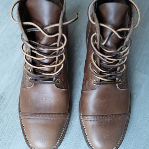 Viberg Service Boot PCT in Horween Natural Chromexcel