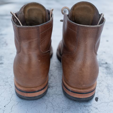 Viberg Service Boot PCT in Horween Natural Chromexcel