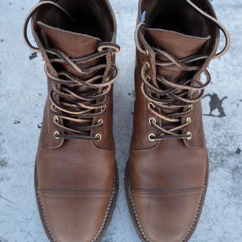 Viberg Service Boot PCT in Horween Natural Chromexcel