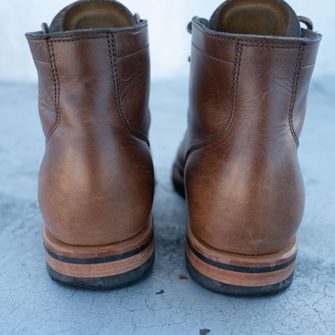Viberg Service Boot PCT in Horween Natural Chromexcel