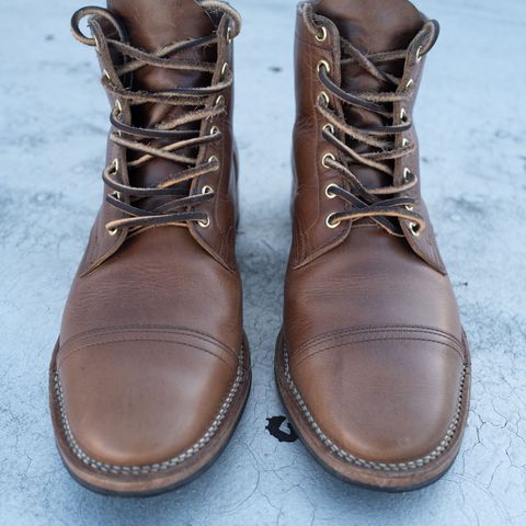 Viberg Service Boot PCT in Horween Natural Chromexcel