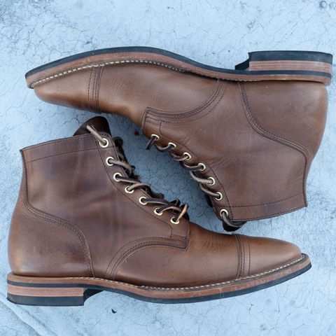 Viberg Service Boot PCT in Horween Natural Chromexcel