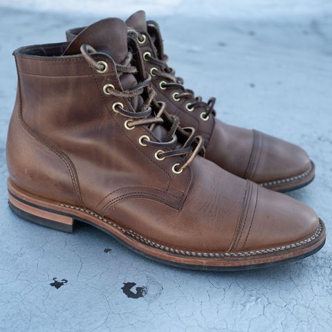 Viberg Service Boot PCT in Horween Natural Chromexcel