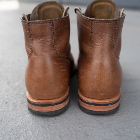 Viberg Service Boot PCT in Horween Natural Chromexcel
