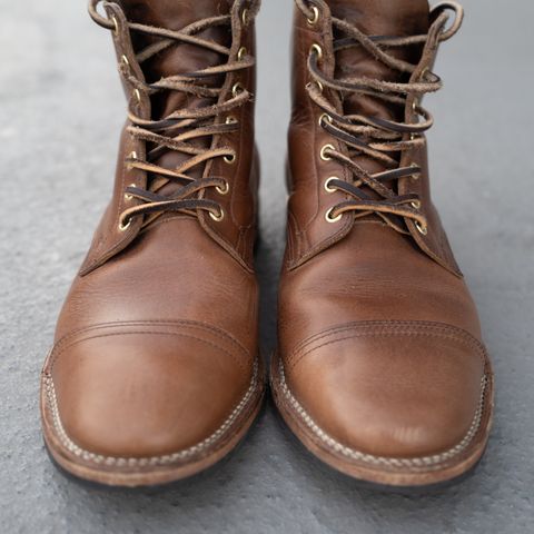 Viberg Service Boot PCT in Horween Natural Chromexcel
