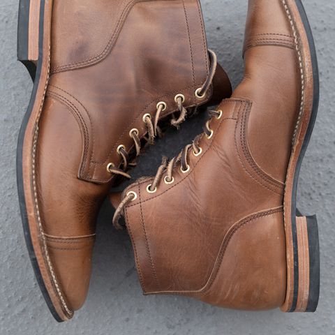 Viberg Service Boot PCT in Horween Natural Chromexcel