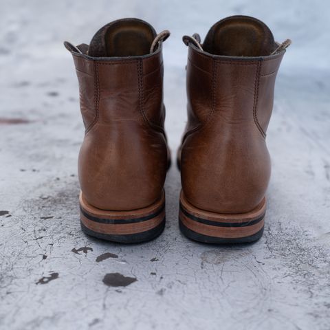 Viberg Service Boot PCT in Horween Natural Chromexcel