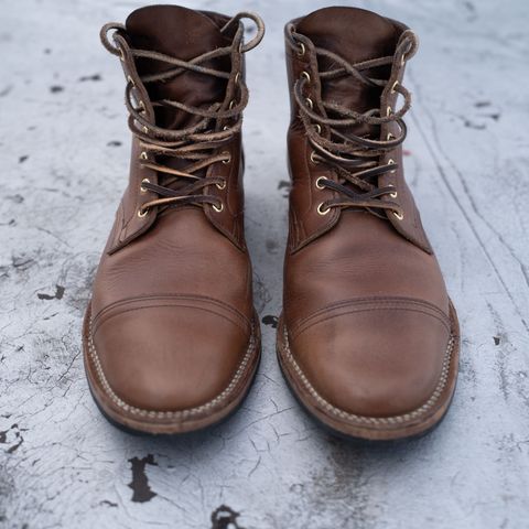 Viberg Service Boot PCT in Horween Natural Chromexcel