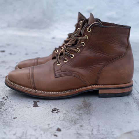 Viberg Service Boot PCT in Horween Natural Chromexcel