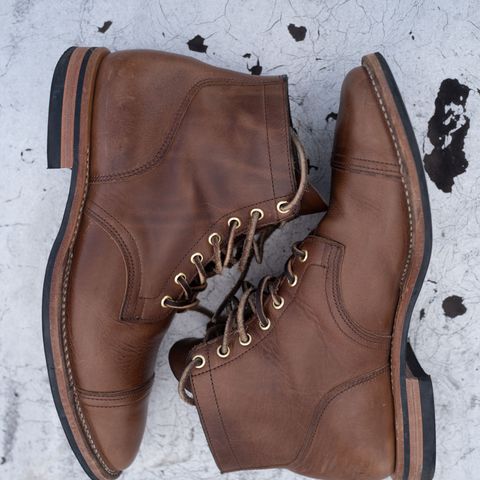 Viberg Service Boot PCT in Horween Natural Chromexcel