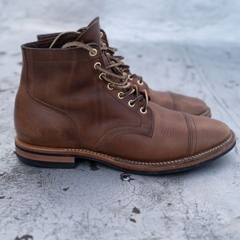 Viberg Service Boot PCT in Horween Natural Chromexcel