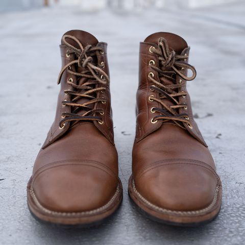 Viberg Service Boot PCT in Horween Natural Chromexcel