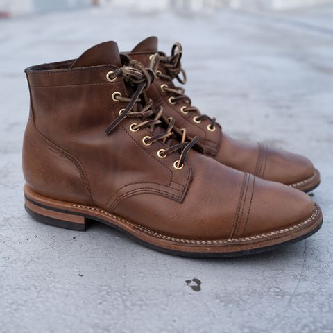 Viberg Service Boot PCT in Horween Natural Chromexcel