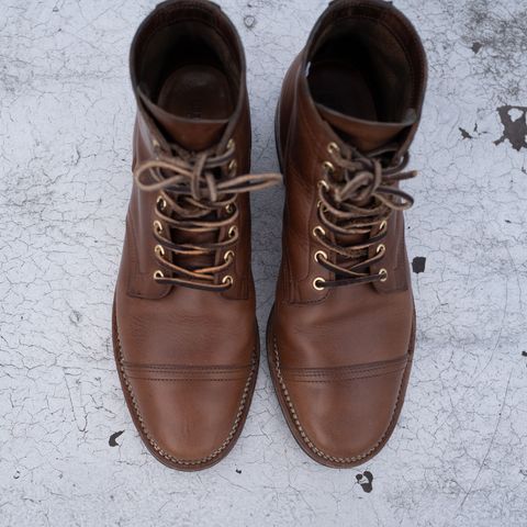 Viberg Service Boot PCT in Horween Natural Chromexcel