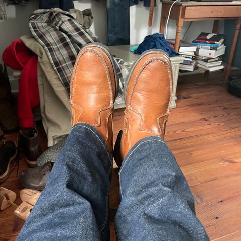 Quoddy Pull On Boot in Horween Whiskey Cavalier