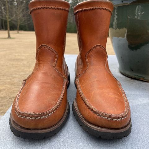 Quoddy Pull On Boot in Horween Whiskey Cavalier