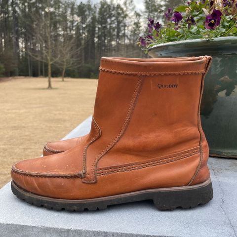 Quoddy Pull On Boot in Horween Whiskey Cavalier