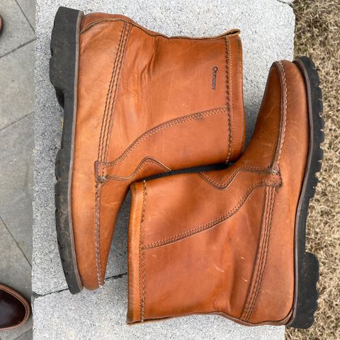 Quoddy Pull On Boot in Horween Whiskey Cavalier