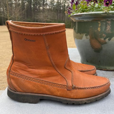 Quoddy Pull On Boot in Horween Whiskey Cavalier