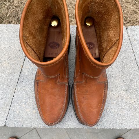 Quoddy Pull On Boot in Horween Whiskey Cavalier