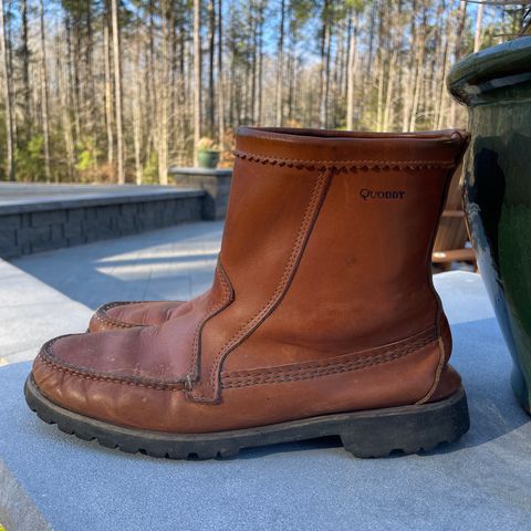 Quoddy Pull On Boot in Horween Whiskey Cavalier