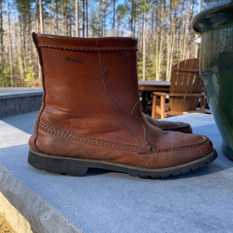 Quoddy Pull On Boot in Horween Whiskey Cavalier
