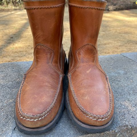 Quoddy Pull On Boot in Horween Whiskey Cavalier