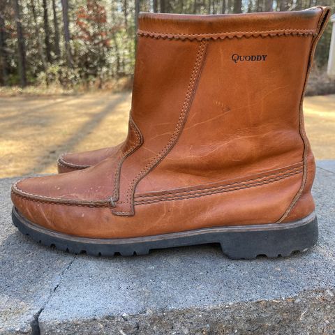 Quoddy Pull On Boot in Horween Whiskey Cavalier