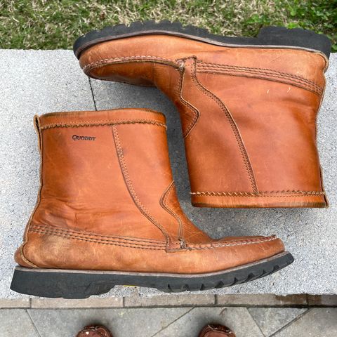 Quoddy Pull On Boot in Horween Whiskey Cavalier