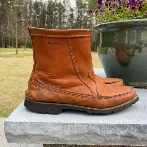 Quoddy Pull On Boot in Horween Whiskey Cavalier