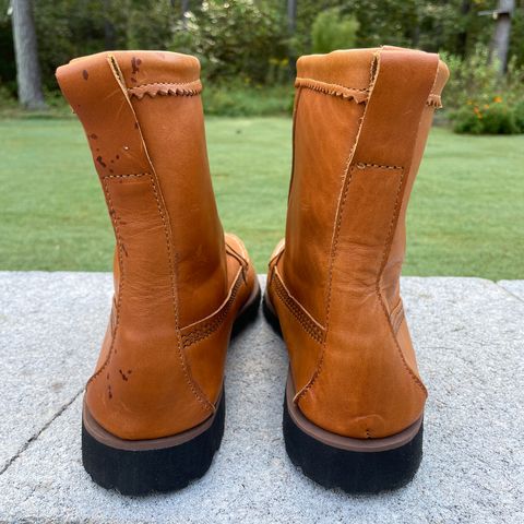 Quoddy Pull On Boot in Horween Whiskey Cavalier