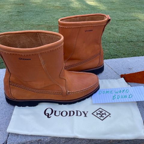 Quoddy Pull On Boot in Horween Whiskey Cavalier
