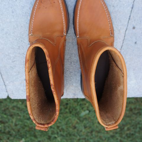 Quoddy Pull On Boot in Horween Whiskey Cavalier