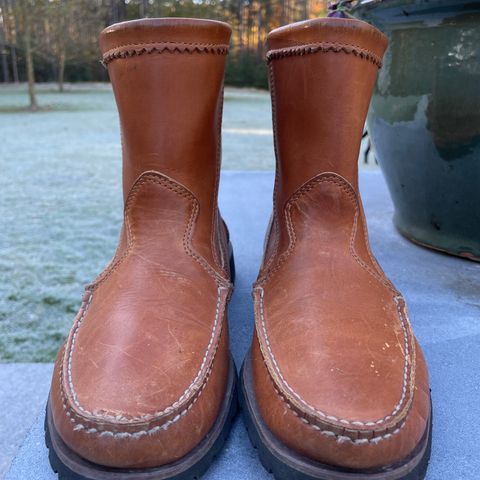 Quoddy Pull On Boot in Horween Whiskey Cavalier