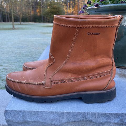 Quoddy Pull On Boot in Horween Whiskey Cavalier
