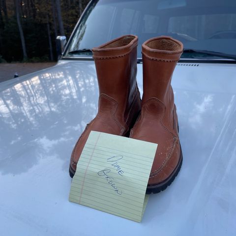 Quoddy Pull On Boot in Horween Whiskey Cavalier