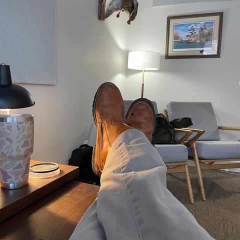 Quoddy Pull On Boot in Horween Whiskey Cavalier