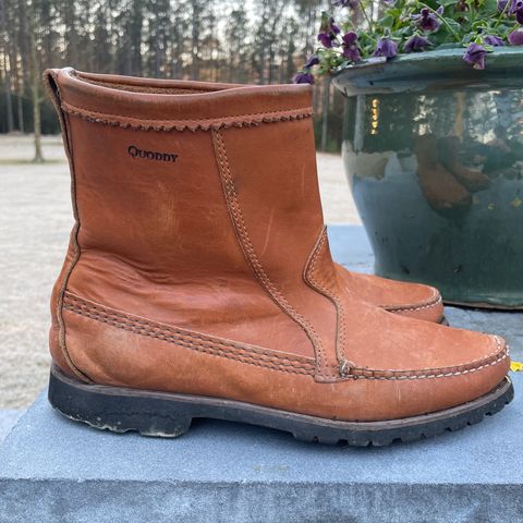 Quoddy Pull On Boot in Horween Whiskey Cavalier