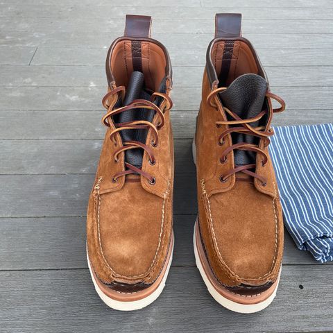 Yuketen Maine Guide 6 Eye DB Boots in Horween Brown Chromexcel