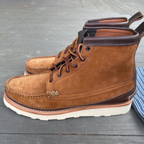 Yuketen Maine Guide 6 Eye DB Boots in Horween Brown Chromexcel