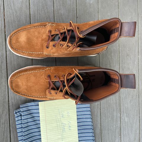 Yuketen Maine Guide 6 Eye DB Boots in Horween Brown Chromexcel