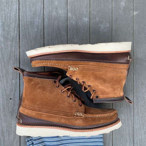 Yuketen Maine Guide 6 Eye DB Boots in Horween Brown Chromexcel