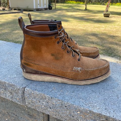 Yuketen Maine Guide 6 Eye DB Boots in Horween Brown Chromexcel