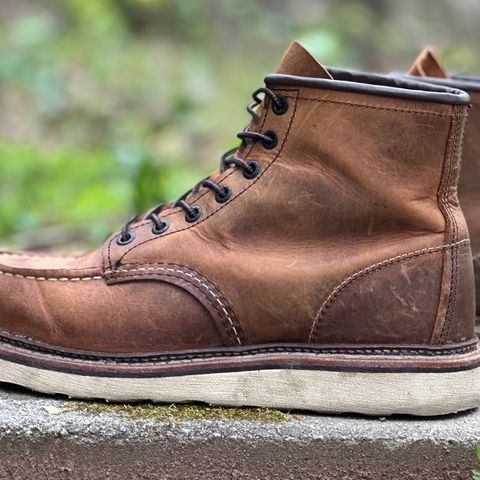 Red Wing 6-Inch Classic Moc in S.B. Foot Copper Rough and Tough