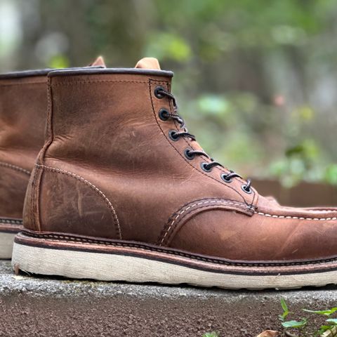 Red Wing 6-Inch Classic Moc in S.B. Foot Copper Rough and Tough