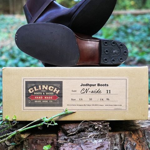 Clinch Jodhpur Boots in Brown French Calfskin