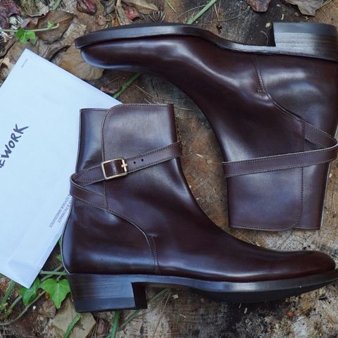 Clinch Jodhpur Boots in Brown French Calfskin